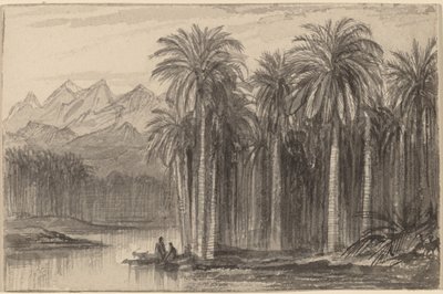 Figuren vertrekken in kano