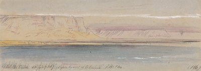 Gebel Sheikh Eredi, (duivenhuis van Er Raineh) door Edward Lear