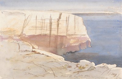 Gozo, bij Malta door Edward Lear