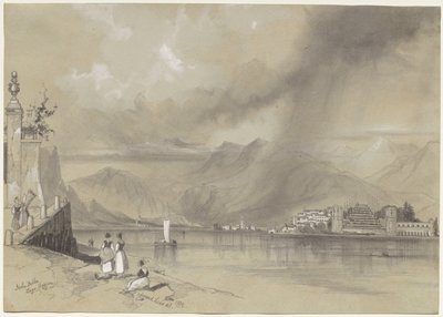 Isola Bella, Lago Maggiore door Edward Lear