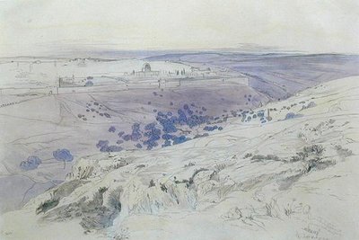 Jeruzalem, 24-28 april 1858 door Edward Lear