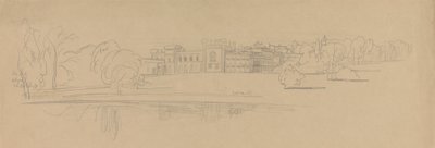 Knowsley Hall door Edward Lear