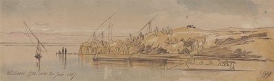 Luxor, 7:30 am, 20 januari 1867 (199) door Edward Lear