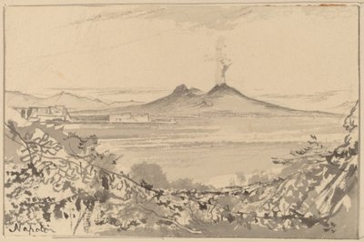Napels door Edward Lear