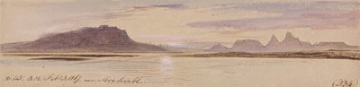 In de buurt van Abu Simbel door Edward Lear