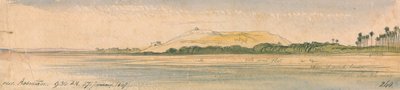 Omgeving Assouan door Edward Lear
