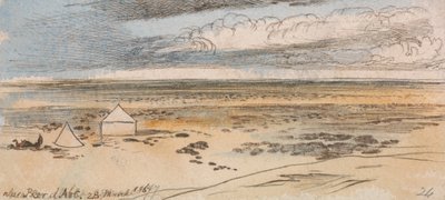 In de buurt van Bier El Abt door Edward Lear