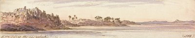 Omgeving Daboad door Edward Lear
