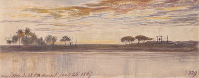 In de buurt van Edfu door Edward Lear