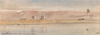 Omgeving Ekhmim door Edward Lear