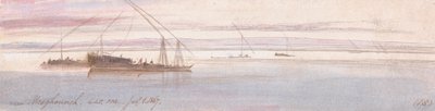 Omgeving Mesghouneh door Edward Lear