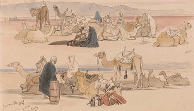 Bij Suez door Edward Lear
