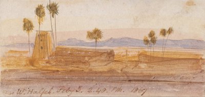 In de buurt van Wady Halfeh door Edward Lear