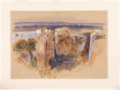 Steengroeven van Syracuse door Edward Lear