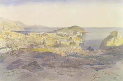 Ragusa (Dubrovnik), 5-6 mei 1866 door Edward Lear