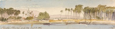 Sjeik Abadeh, 15:15 uur, 6 januari 1867 (84) door Edward Lear