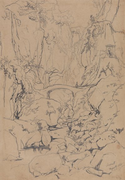 Sorrento door Edward Lear