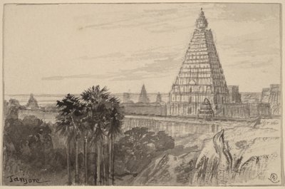 Tanjore, India door Edward Lear
