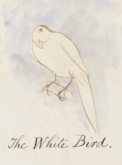 De Witte Vogel, uit Zestien Tekeningen van Komische Vogels door Edward Lear