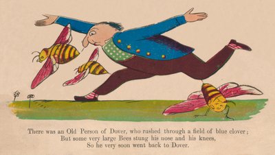 Er was een Oude Persoon van Dover..., ca. 1840s door Edward Lear