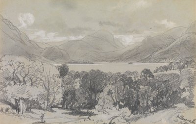 Ullswater, 14 okt. 1836 door Edward Lear