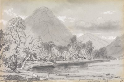 Yewbarrow, Wastwater, 16 september 1836 door Edward Lear
