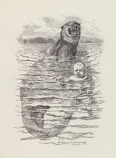 Illustratie voor The Water-Babies door Charles Kingsley door Edward Linley (after) Sambourne