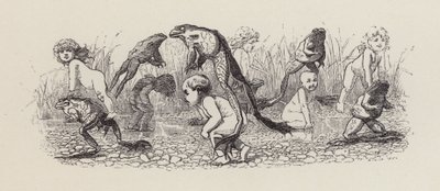 Illustratie voor The Water-Babies door Charles Kingsley door Edward Linley (after) Sambourne
