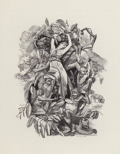 Illustratie voor The Water-Babies door Charles Kingsley door Edward Linley (after) Sambourne