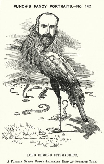Punch cartoon: Edmond Fitzmaurice door Edward Linley (after) Sambourne