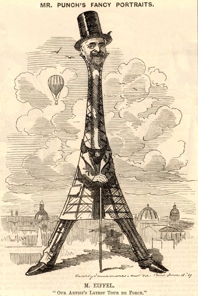 (Alexandre) Gustave Eiffel (1832-1923) Franse civiel ingenieur door Edward Linley Sambourne