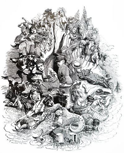 Britse badplaatsen door Edward Linley Sambourne