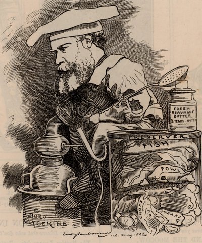 Cartoon van Frederick Settle Barff in de Punch