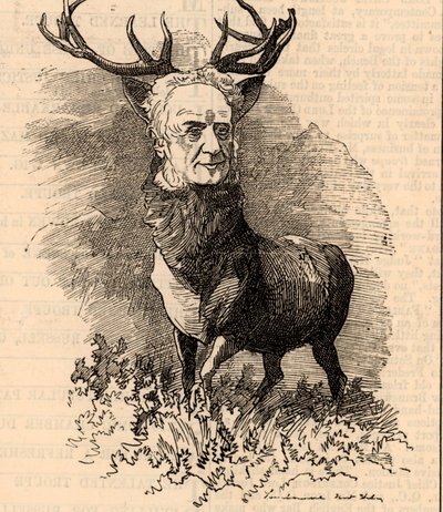 Cartoon van Walter Francis Scott door Edward Linley Sambourne