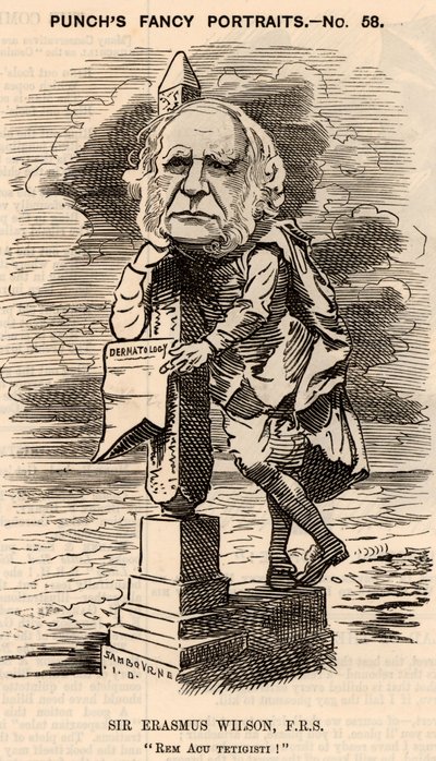 Erasmus Wilson (1809-1884) door Edward Linley Sambourne