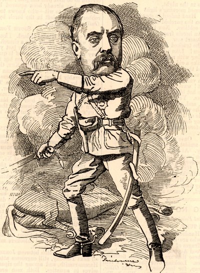 Gerald Graham (1831-1899) Engelse legerofficier die diende bij de Royal Engineers door Edward Linley Sambourne