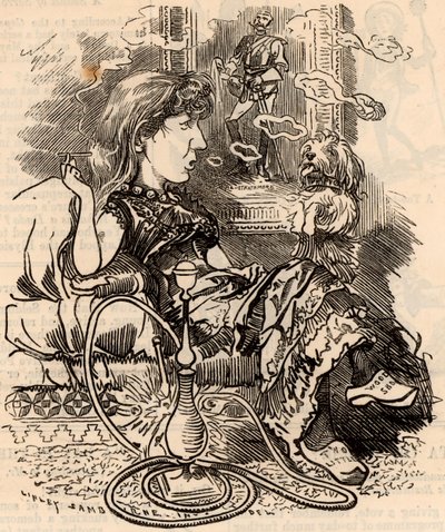 Ouida (1839-1908) door Edward Linley Sambourne