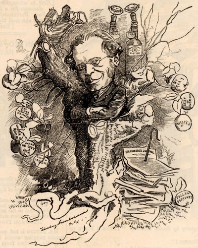 Portret van James Payn door Edward Linley Sambourne