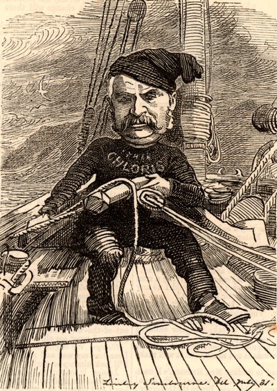 William Schwenck Gilbert (1836-1911) door Edward Linley Sambourne