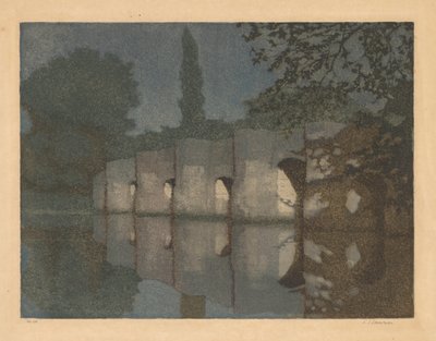 Stopham-brug door Edward Louis Laurenson