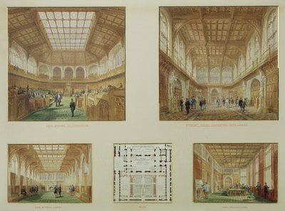 Nieuw Lagerhuis, Palace of Westminster door Edward M. Barry