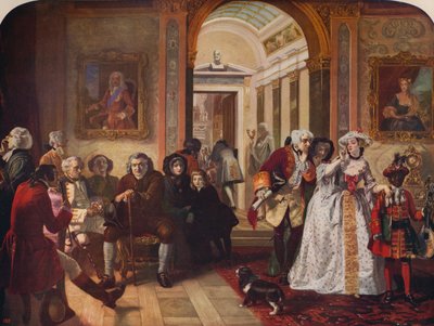 Dr. Johnson in de voorkamer van Lord Chesterfield, 1748, ca. 1915 door Edward Matthew Ward