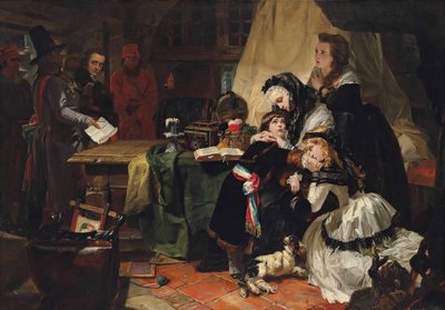 Het Laatste Afscheid van Marie Antoinette en Haar Zoon door Edward Matthew Ward