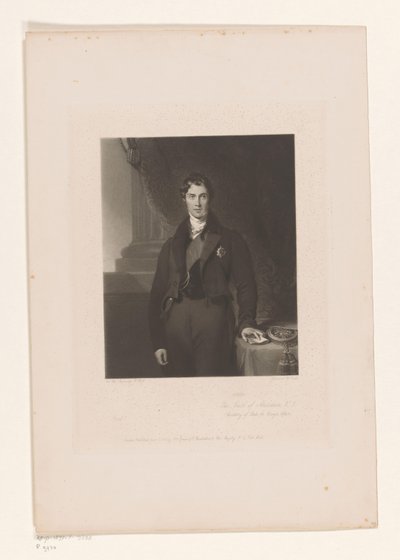 Portret van George Hamilton-Gordon door Edward McInnes