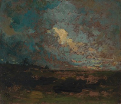 Na de douche door Edward Mitchell Bannister