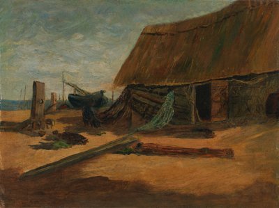 Hutten door Edward Mitchell Bannister