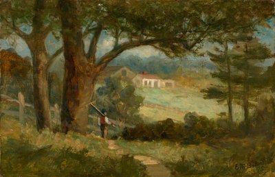 Homeward door Edward Mitchell Bannister
