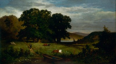 Eikenbomen, 1876 door Edward Mitchell Bannister