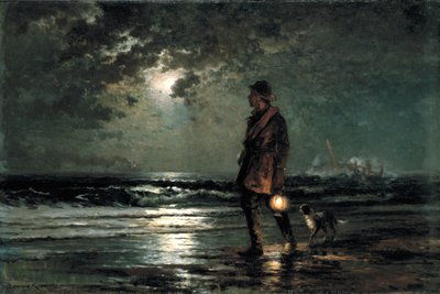 Reddingspatrouille door Edward Moran