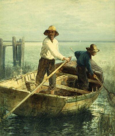 Afduwen door Edward Moran
